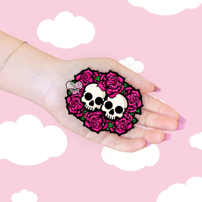 Together In Death Pink Sticker