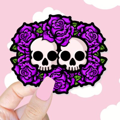 Together In Death Purple Sticker