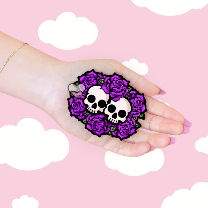 Together In Death Purple Sticker