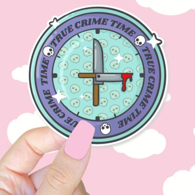 True Crime Time Sticker