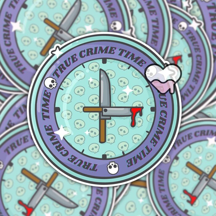 True Crime Time Sticker