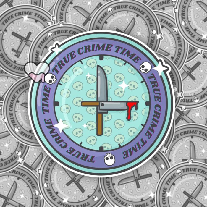 True Crime Time Sticker