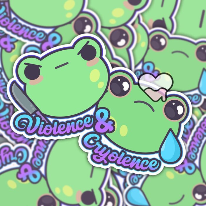 Violence And Cryolence Sticker