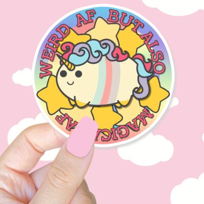 Weird AF Magical AF Sticker