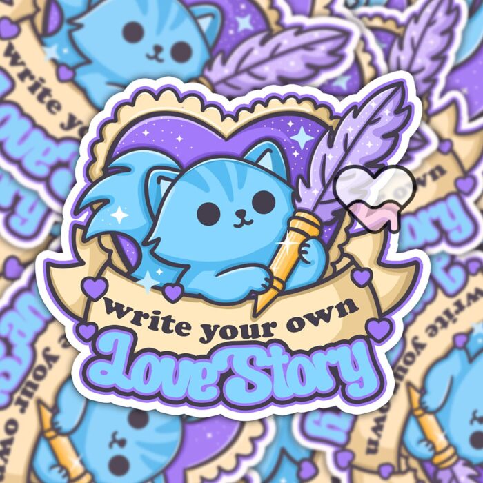 Write Your Own Love Story Sticker