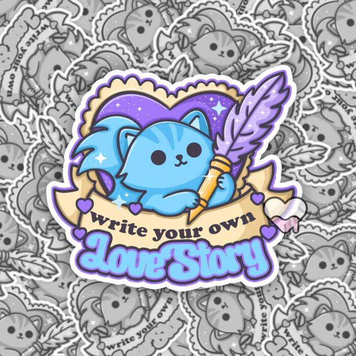 Write Your Own Love Story Sticker