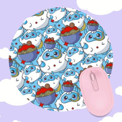 Yeti Spaghetti Mousepad