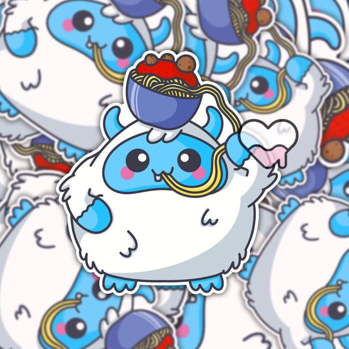 Yeti Spaghetti Sticker