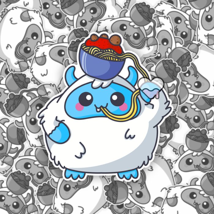 Yeti Spaghetti Sticker