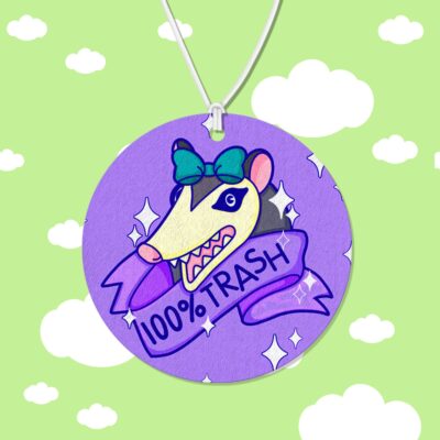 100% Trash Possum Air Freshener