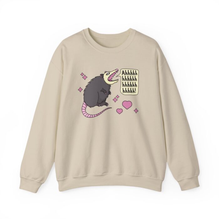 Ahhhh Possum Sweatshirt - Sand