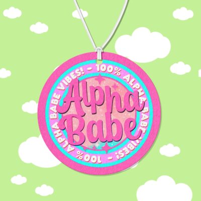 Alpha Babe Pink Air Freshener