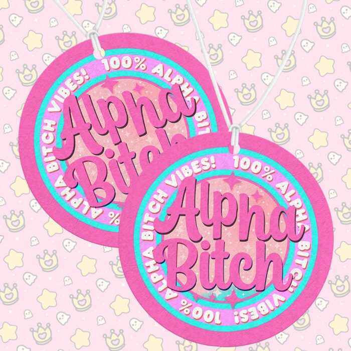 Alpha Bitch Pink Air Freshener