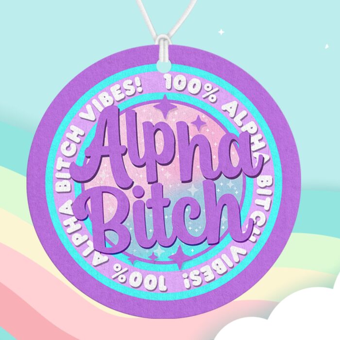 Alpha Bitch Purple Air Freshener