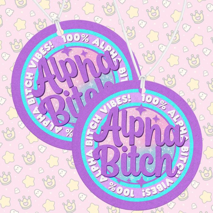 Alpha Bitch Purple Air Freshener