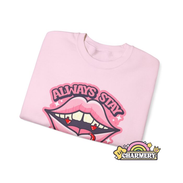 Always Stay Hydrated Vamp Sweatshirt Folded