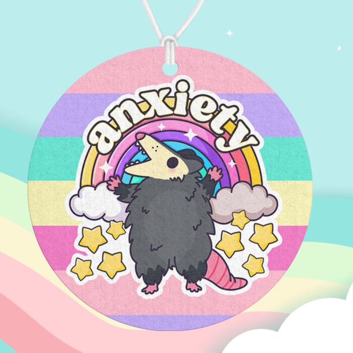 Anxiety Rainbow Possum Air Freshener