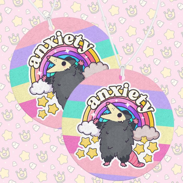 Anxiety Rainbow Possum Air Freshener
