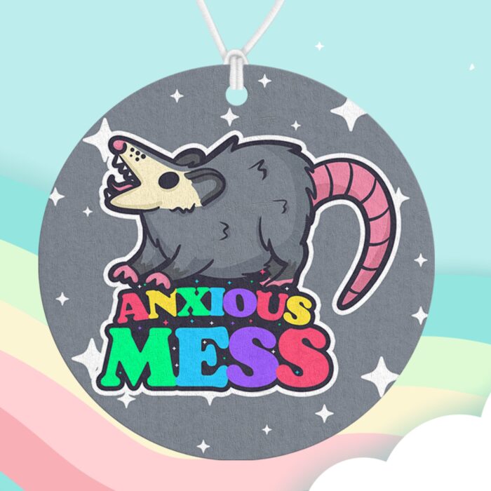 Anxious Mess Possum Air Freshener