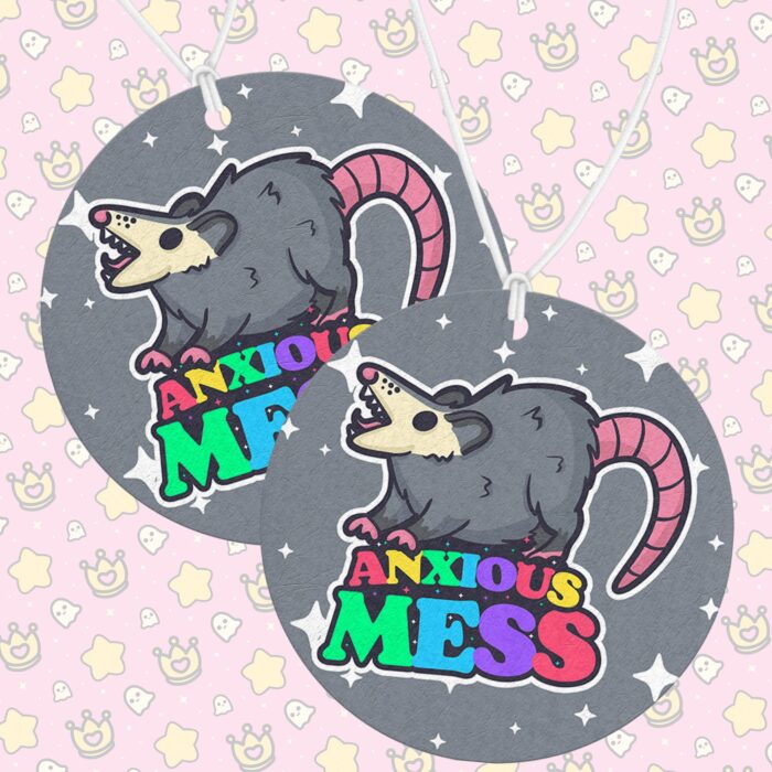 Anxious Mess Possum Air Freshener