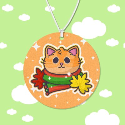 Autumn Ginger Kitty Air Freshener