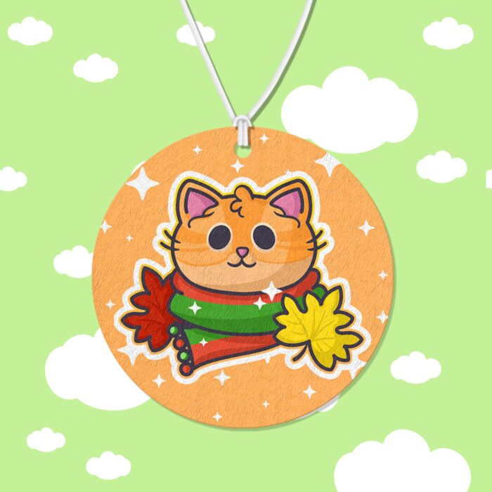 Autumn Ginger Kitty Air Freshener