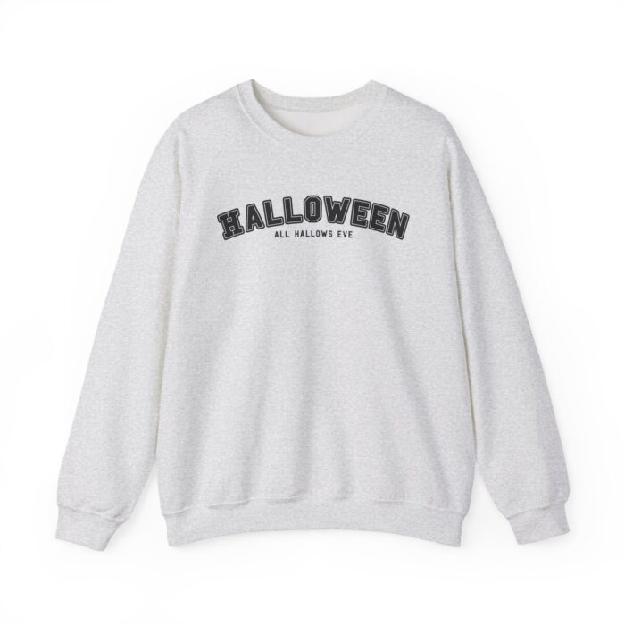 Black University Halloween Sweatshirt - Ash