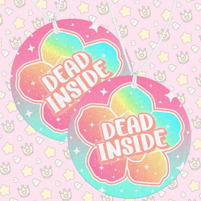 Dead Inside Flower Air Freshener