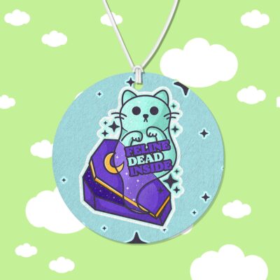 Feline Dead Inside Air Freshener
