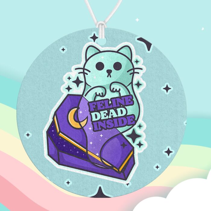 Feline Dead Inside Air Freshener