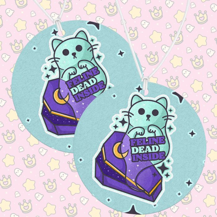 Feline Dead Inside Air Freshener