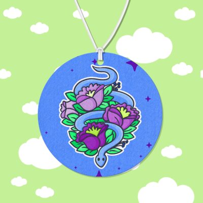 Floral Snake Air Freshener