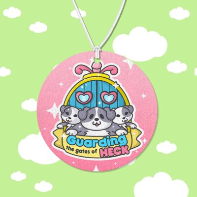 Guarding The Gates of Heck Air Freshener