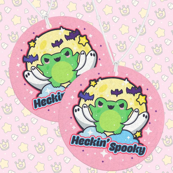 Heckin Magical Frog Pink Air Freshener