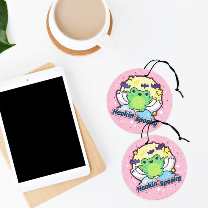 Heckin Magical Frog Pink Air Freshener