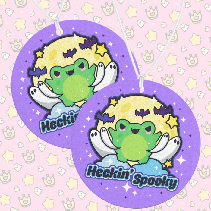 Heckin Magical Frog Purple Air Freshener