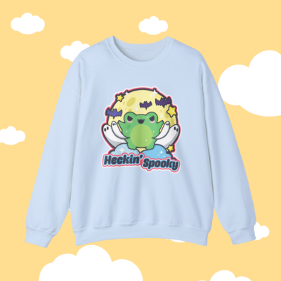 Heckin Spooky Frog Sweatshirt