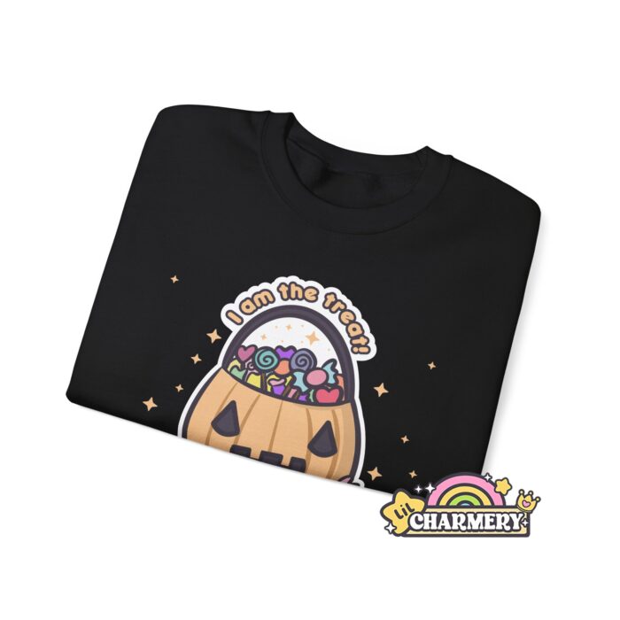 I Am The Treat Sweatshirt Folded