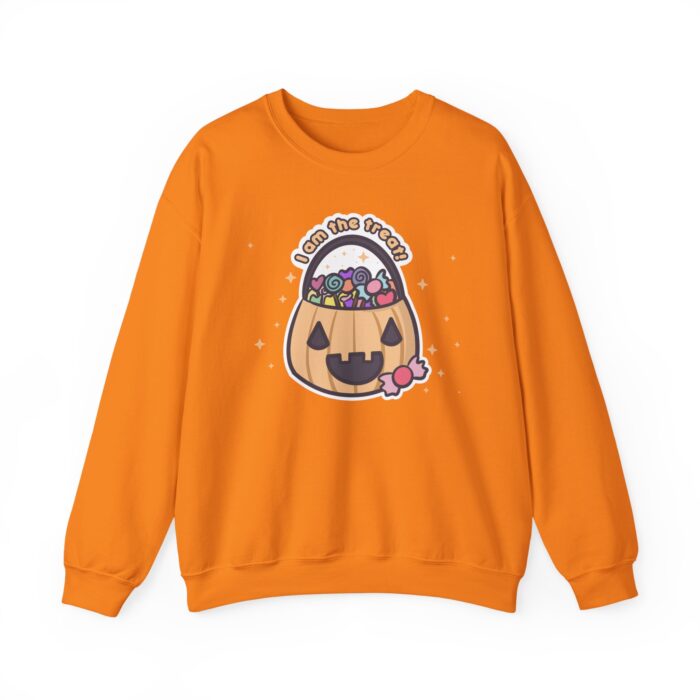 I Am The Treat Sweatshirt - Safety Orange
