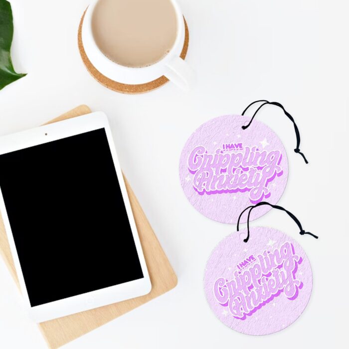 I Have Crippling Anxiety Purple Air Freshener