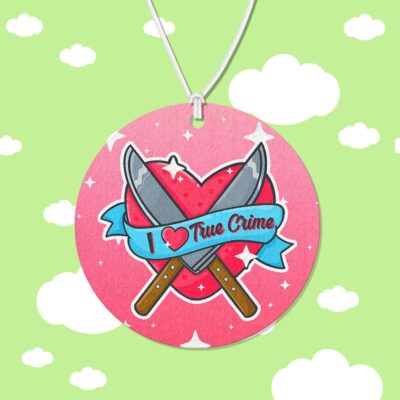 I Love True Crime Air Freshener