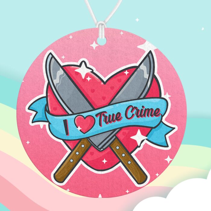 I Love True Crime Air Freshener