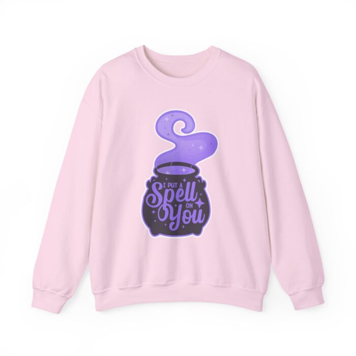 I Put A Spell On You Sweatshirt - Light Pink