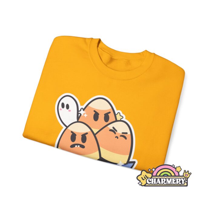 Im Angy Candycorn Sweatshirt Folded