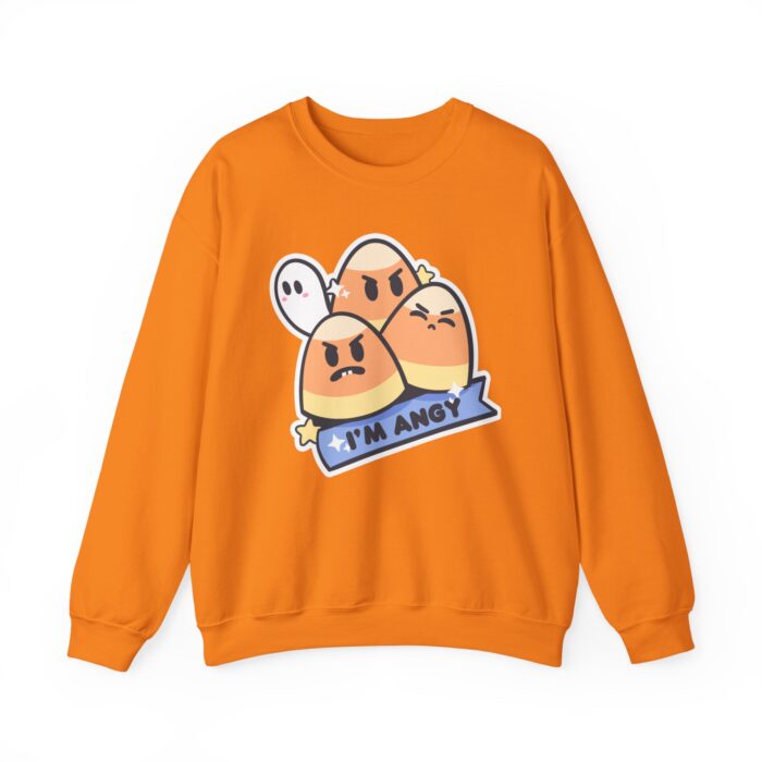 Im Angy Candycorn Sweatshirt - Safety Orange