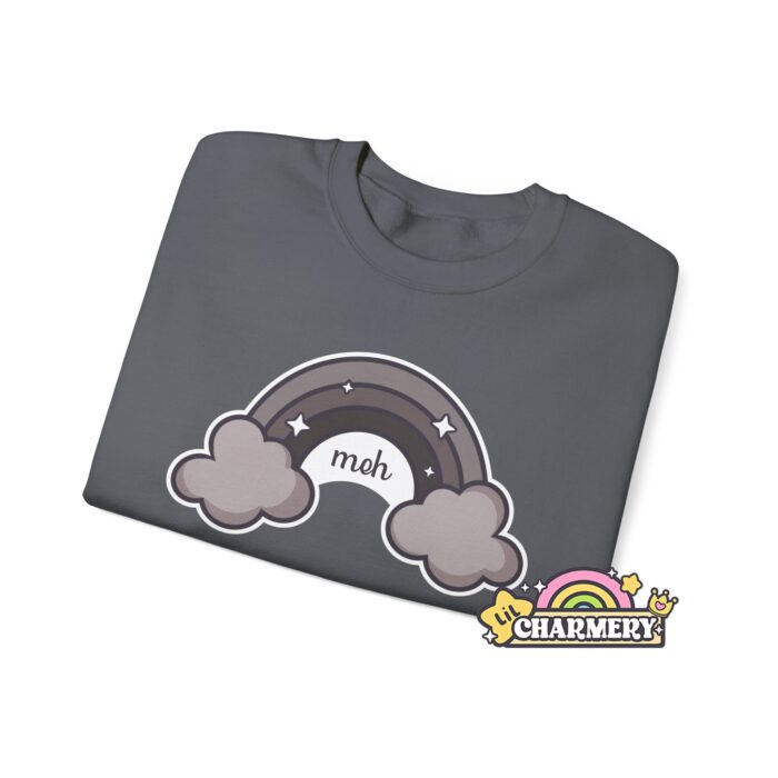 Meh Rainbow Sweatshirt Folded