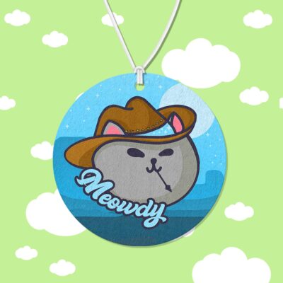 Meowdy Meowboy Air Freshener