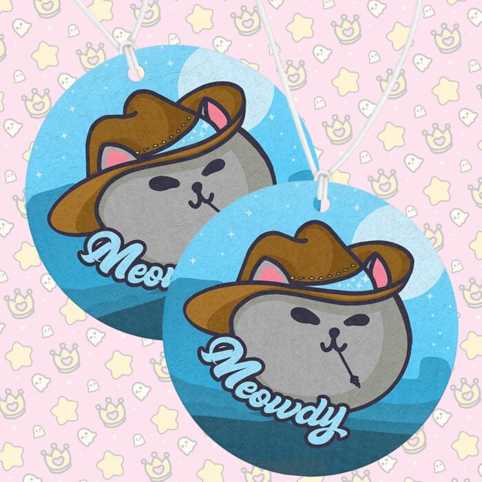 Meowdy Meowboy Air Freshener