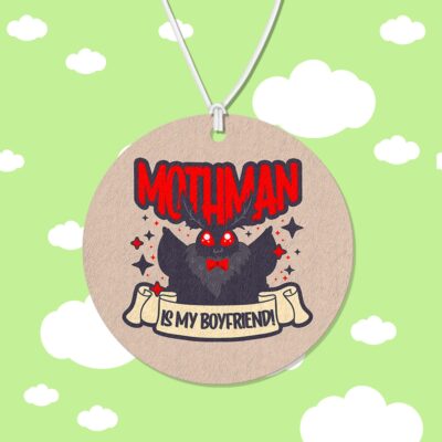 Mothman Is My Boyfriend Air Freshener