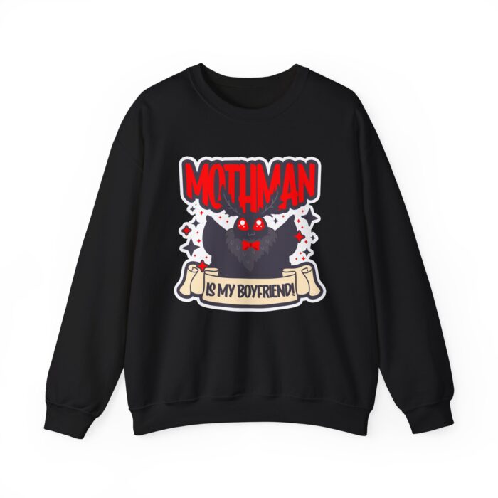 Mothman Is My Boyfriend Sweatshirt - Black